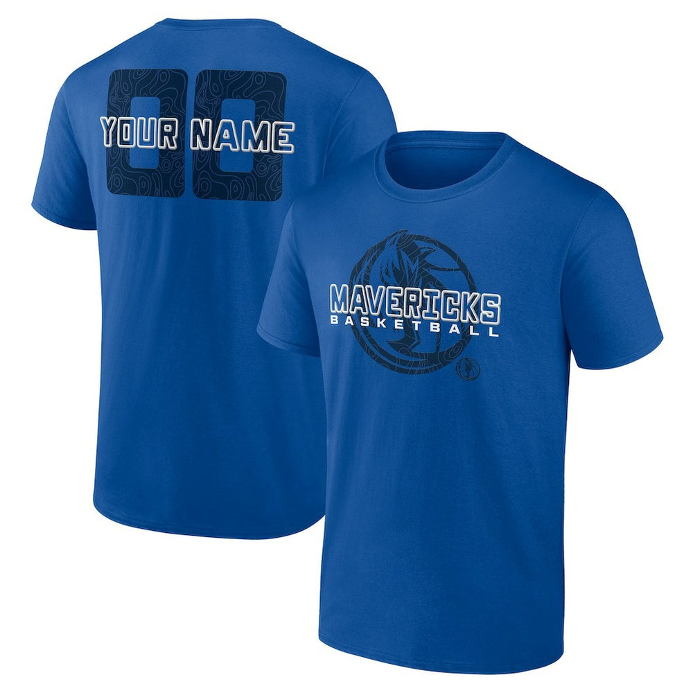 Blue Dallas Mavericks Stellar Personalized Name & Number T-Shirt sale | NBA