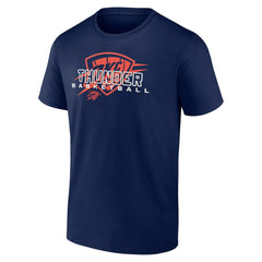 Navy Oklahoma City Thunder Stellar Personalized Name & Number T-Shirt | NBA