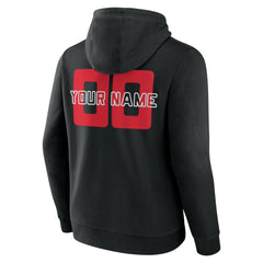 Black Portland Trail Blazers Stellar Personalized Name & Number Pullover Hoodie | NBA