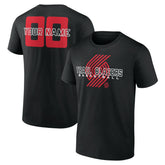 Black Portland Trail Blazers Stellar Personalized Name & Number T-Shirt | NBA