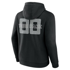 Black San Antonio Spurs Stellar Personalized Name & Number Pullover Hoodie | NBA
