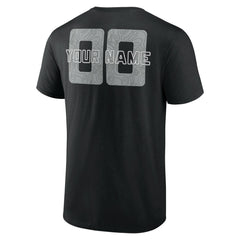 Black San Antonio Spurs Stellar Personalized Name & Number T-Shirt | NBA