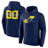 Navy Utah Jazz Stellar Personalized Name & Number Pullover Hoodie | NBA