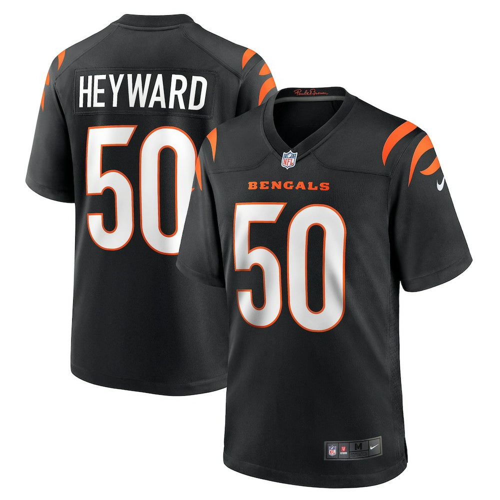 Cincinnati Bengals Shaka Heyward Team Game Jersey | NFL Hot