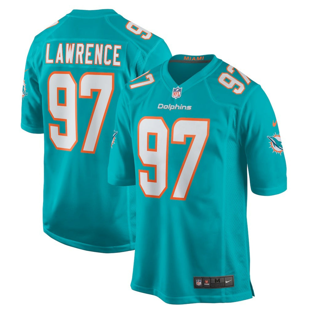 Miami Dolphins Rashard Lawrence Team Game Jersey | NFL Sale