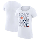 Detroit Tigers G-III 4Her by Carl Banks Women's Super-Slim Fit Lightweight Love Graphic Team T-Shirt - MLB T-shirts
