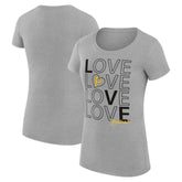 Pittsburgh Pirates G-III 4Her by Carl Banks Women's Super-Slim Fit Lightweight Love Graphic Team T-Shirt - MLB T-shirts