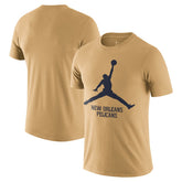 Gold New Orleans Pelicans Essential Jumpman T-Shirt | NBA
