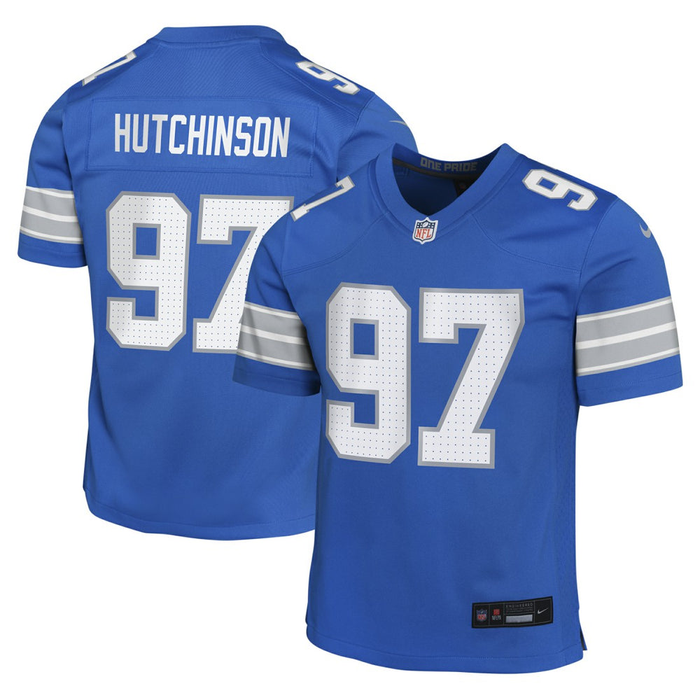 Detroit Lions Aidan Hutchinson Youth Game Jersey | NFL On sale