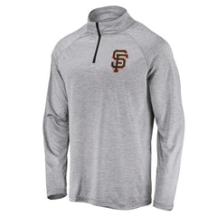 San Francisco Giants Profile Big & Tall Raglan Quarter-Zip Top - MLB Tops