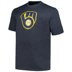 Milwaukee Brewers Profile Big & Tall Weathered Logo T-Shirt - MLB T-shirts