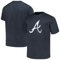Atlanta Braves Profile Big & Tall Weathered Logo T-Shirt - MLB T-shirts