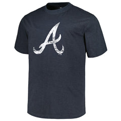 Atlanta Braves Profile Big & Tall Weathered Logo T-Shirt - MLB T-shirts