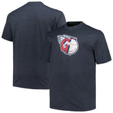 Cleveland Guardians Profile Big & Tall Weathered Logo T-Shirt - MLB T-shirts