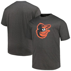 Baltimore Orioles Profile Big & Tall Weathered Logo T-Shirt - MLB T-shirts