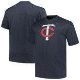 Minnesota Twins Profile Big & Tall Weathered Logo T-Shirt - MLB T-shirts