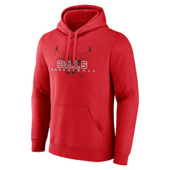 Red Chicago Bulls Stellar Personalized Name & Number Pullover Hoodie | NBA