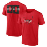 Red Chicago Bulls Stellar Personalized Name & Number T-Shirt sale | NBA