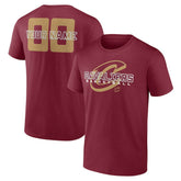 Wine Cleveland Cavaliers Stellar Personalized Name & Number T-Shirt sale | NBA