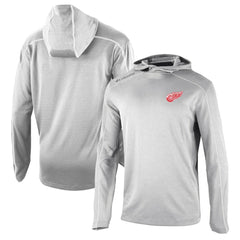 Detroit Red Wings Columbia Omni-Wick Shotgun Long Sleeve Hoodie T-Shirt - NHL T-shirts