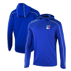 New York Rangers Columbia Omni-Wick Shotgun Long Sleeve Hoodie T-Shirt - NHL T-shirts