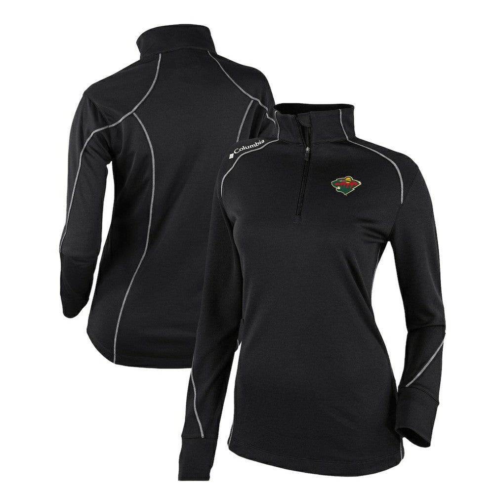 Minnesota Wild Columbia Women's Omni-Wick Shotgun 2.0 Quarter-Zip Pullover Top - NHL Pullover