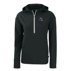 New York Giants Cutter & Buck Women's Helmet Daybreak Eco Recycled Half-Zip Hoodie | NFL Near me