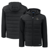 Baltimore Ravens Cutter & Buck Helmet Evoke Hybrid Eco Softshell Recycled Full-Zip Hoodie Jacket | NFL US