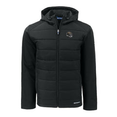 Baltimore Ravens Cutter & Buck Helmet Evoke Hybrid Eco Softshell Recycled Full-Zip Hoodie Jacket | NFL US