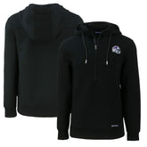 Buffalo Bills Cutter & Buck Helmet Roam Eco Half-Zip Recycled Pullover Hoodie | NFL Sale