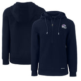 Buffalo Bills Cutter & Buck Helmet Roam Eco Half-Zip Recycled Pullover Hoodie | NFL Hot