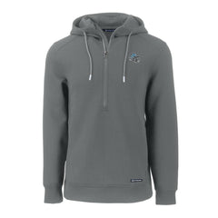 Detroit Lions Cutter & Buck Helmet Roam Eco Half-Zip Recycled Pullover Hoodie | NFL Outlet