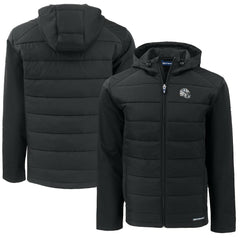 Indianapolis Colts Cutter & Buck Helmet Big & Tall Evoke Hybrid Eco Softshell Recycled Full-Zip Hoodie Jacket | NFL US