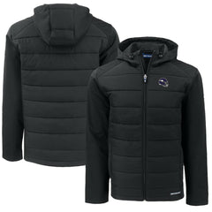 Minnesota Vikings Cutter & Buck Helmet Big & Tall Evoke Hybrid Eco Softshell Recycled Full-Zip Jacket | NFL US