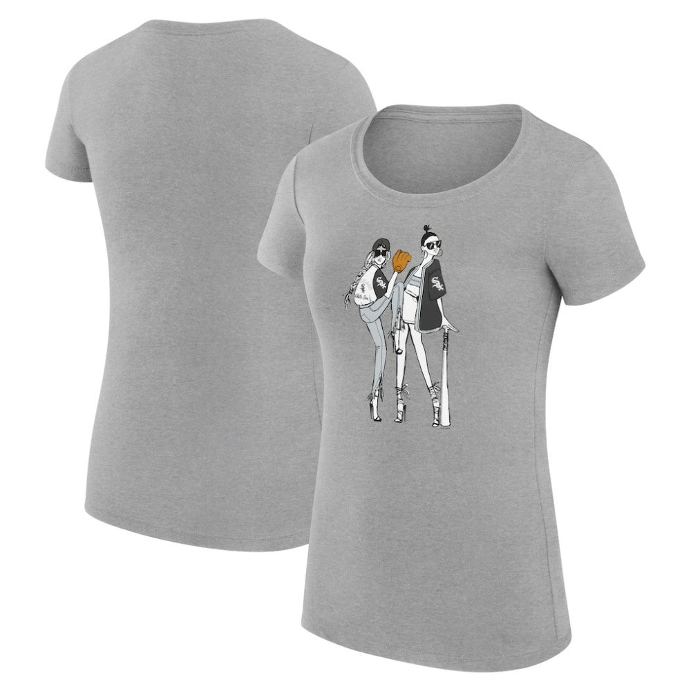 Chicago White Sox G-III 4Her by Carl Banks Women's Super-Slim Fit Lightweight Baseball Girls T-Shirt - MLB T-shirts
