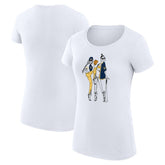Milwaukee Brewers G-III 4Her by Carl Banks Women's Super-Slim Fit Lightweight Baseball Girls T-Shirt - MLB T-shirts
