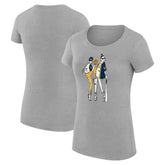 Milwaukee Brewers G-III 4Her by Carl Banks Women's Super-Slim Fit Lightweight Baseball Girls T-Shirt - MLB T-shirts