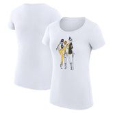 Pittsburgh Pirates G-III 4Her by Carl Banks Women's Super-Slim Fit Lightweight Baseball Girls T-Shirt - MLB T-shirts
