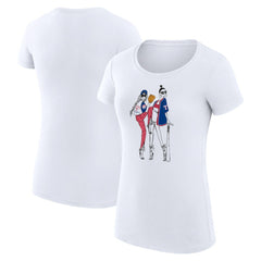 Texas Rangers G-III 4Her by Carl Banks Women's Super-Slim Fit Lightweight Baseball Girls T-Shirt - MLB T-shirts