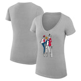 St. Louis Cardinals G-III 4Her by Carl Banks Women's Super-Slim Fit Lightweight Baseball V-Neck T-Shirt - MLB T-shirts