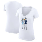 Tampa Bay Rays G-III 4Her by Carl Banks Women's Super-Slim Fit Lightweight Baseball V-Neck T-Shirt - MLB T-shirts