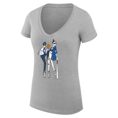 Toronto Blue Jays G-III 4Her by Carl Banks Women's Super-Slim Fit Lightweight Baseball V-Neck T-Shirt - MLB T-shirts
