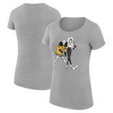 Boston Bruins G-III 4Her by Carl Banks Women's Super-Slim Fit Lightweight Hockey Girls T-Shirt - NHL T-shirts