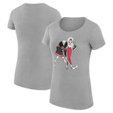 New Jersey Devils G-III 4Her by Carl Banks Women's Super-Slim Fit Lightweight Hockey Girls T-Shirt - NHL T-shirts