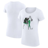 Dallas Stars G-III 4Her by Carl Banks Women's Super-Slim Fit Lightweight Hockey Girls T-Shirt - NHL T-shirts