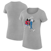 New York Rangers G-III 4Her by Carl Banks Women's Super-Slim Fit Lightweight Hockey Girls T-Shirt - NHL T-shirts