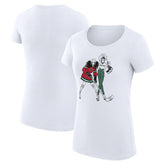 Minnesota Wild G-III 4Her by Carl Banks Women's Super-Slim Fit Lightweight Hockey Girls T-Shirt - NHL T-shirts
