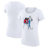 New York Rangers G-III 4Her by Carl Banks Women's Super-Slim Fit Lightweight Hockey Girls T-Shirt - NHL T-shirts