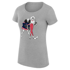 Washington Capitals G-III 4Her by Carl Banks Women's Super-Slim Fit Lightweight Hockey Girls T-Shirt - NHL T-shirts