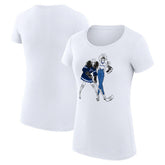 St. Louis Blues G-III 4Her by Carl Banks Women's Super-Slim Fit Lightweight Hockey Girls T-Shirt - NHL T-shirts